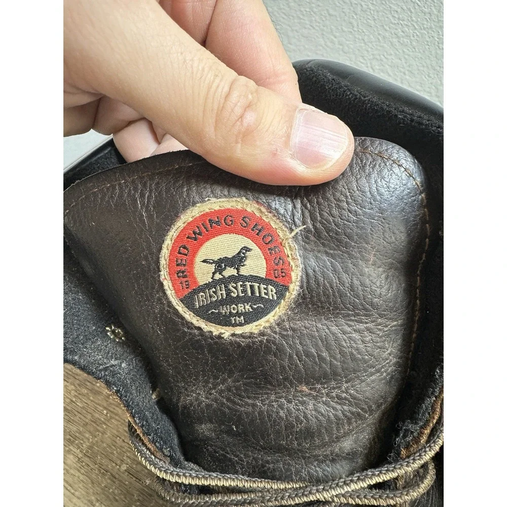 Red Wing Irish Setter Steel Toe Ultra Dry Oil Resistant Work Boots Men's 14‎